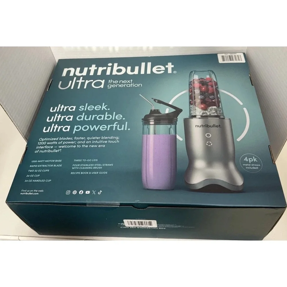 Nutribullet Ultra The Next Generation BRAND 14 Piece Set New‎